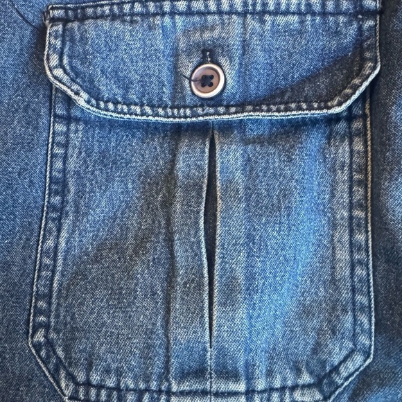 Vintage OshKosh High Rise Utility Jeans Straight Leg Workwear Denim 34 X 29 - Picture 11 of 14